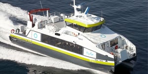 MS Tedno med nye mtu 8V 2000-fremdriftsmotorer